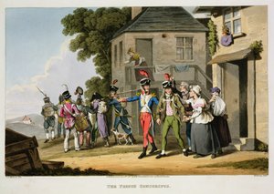 The French Conscripts, engraved by Matthew Dubourg and John Heaviside Clark from 